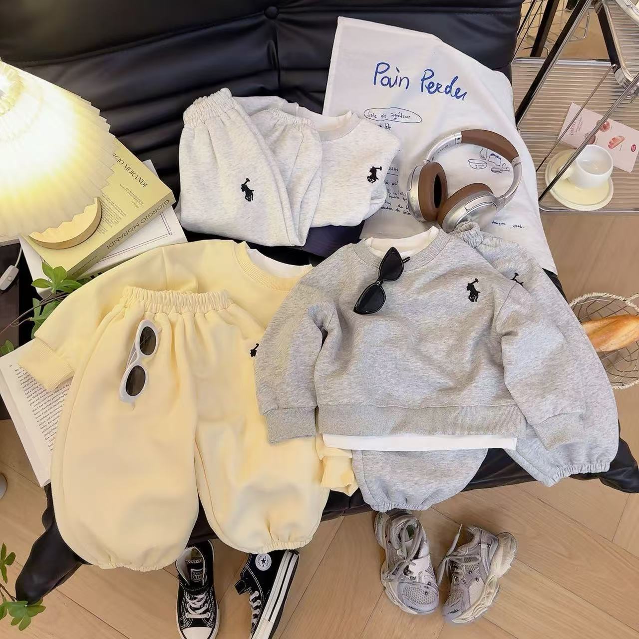 Embroidered Sweater Autumn Fashionable Boys Korean Children's Suit