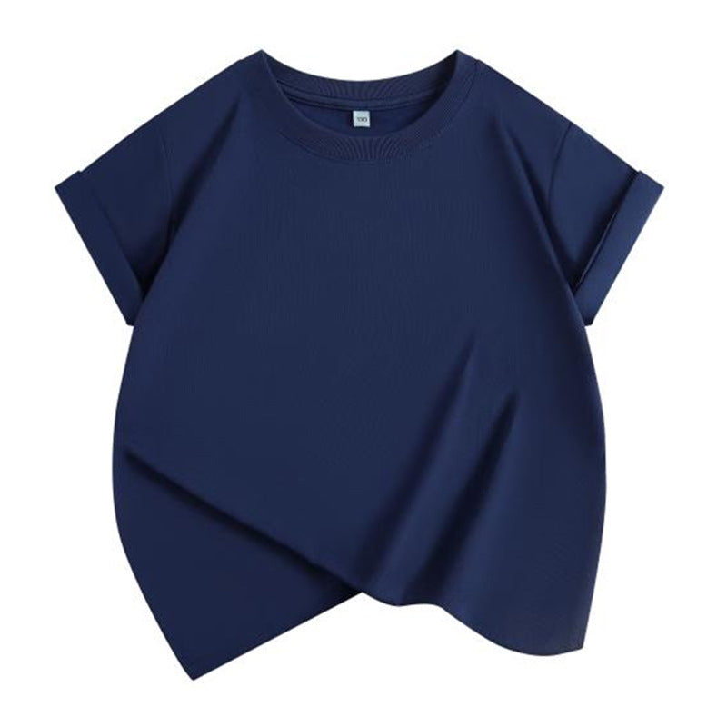 Children's Round Neck Short Sleeve Summer T-shirt Kindergarten Parent-child Outfit
