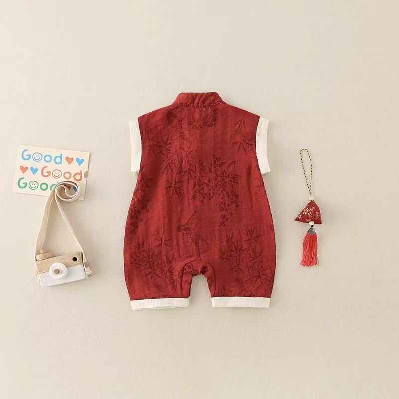 Embroidery Jumpsuit First Month Old Days Jumpsuit, Climbing Suit