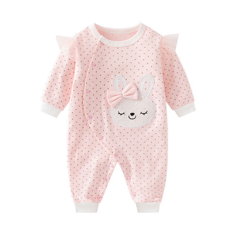 Born Clothes Pure Cotton Jumpsuit Summer Thin Jumpsuit, Climbing Suit