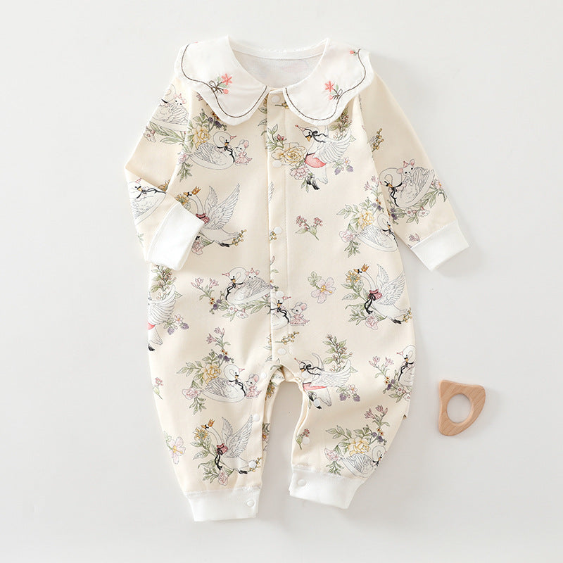 Children's Jumpsuit Seamless Cotton Class Born Clothes Jumpsuit, Climbing Suit