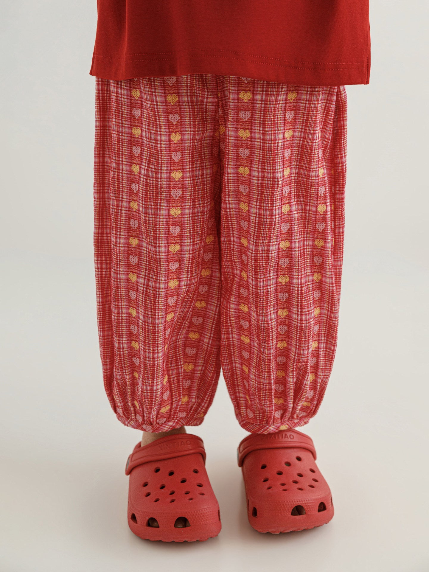 Children's Summer Jacquard Loose-fitting Knickerbockers Fashion Casual Children's Pants