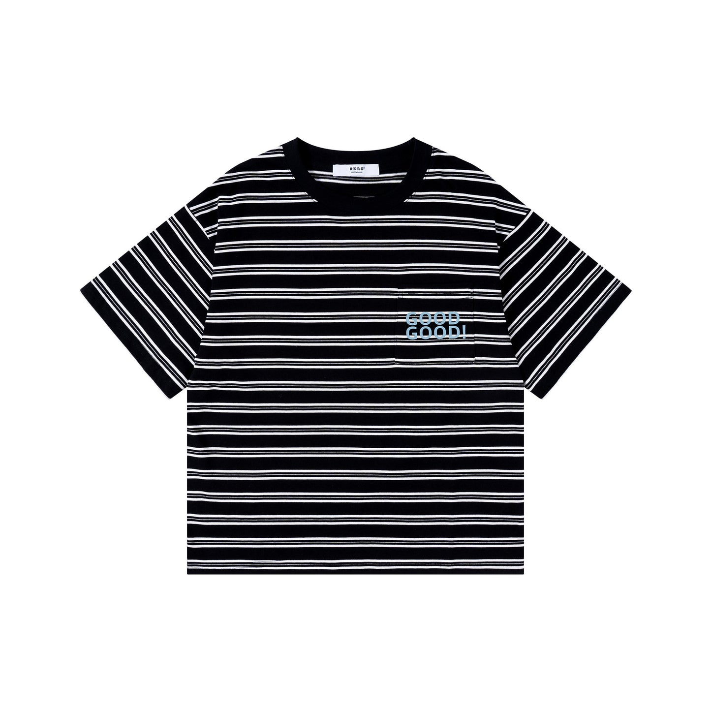 Children's Clothing Summer Boys Vintage Stripe Short-sleeved Middle Big Western Style Children's T-shirt