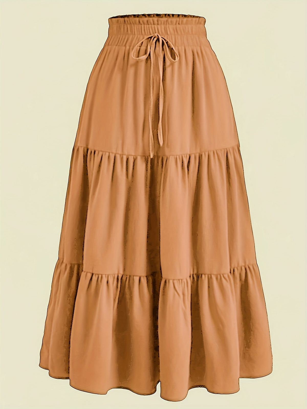 Thin Fashion Breathable Draping Knotted Waist Skirt