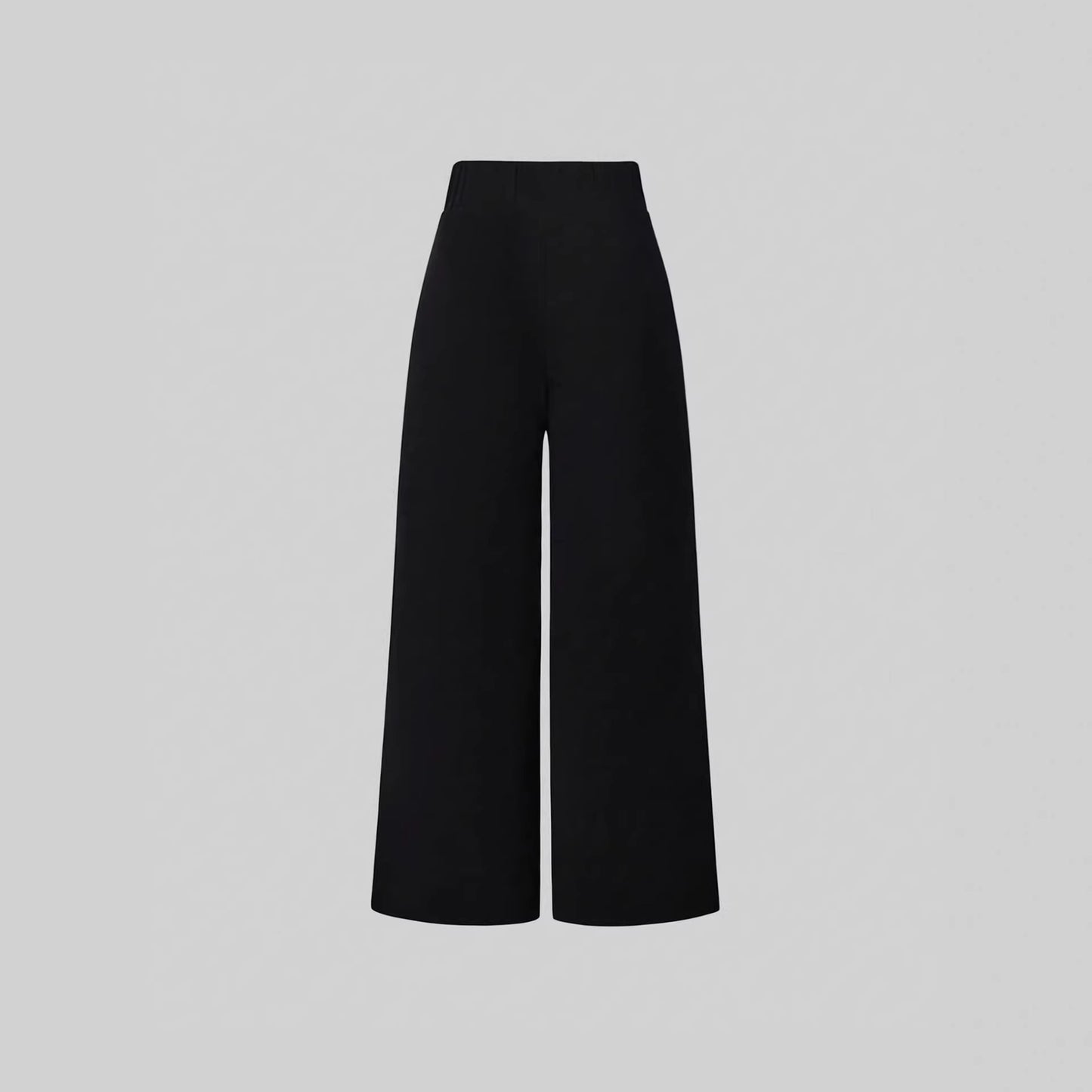 High Waist Lady Temperamental Draping Professional Commute Style Wide Casual Pants