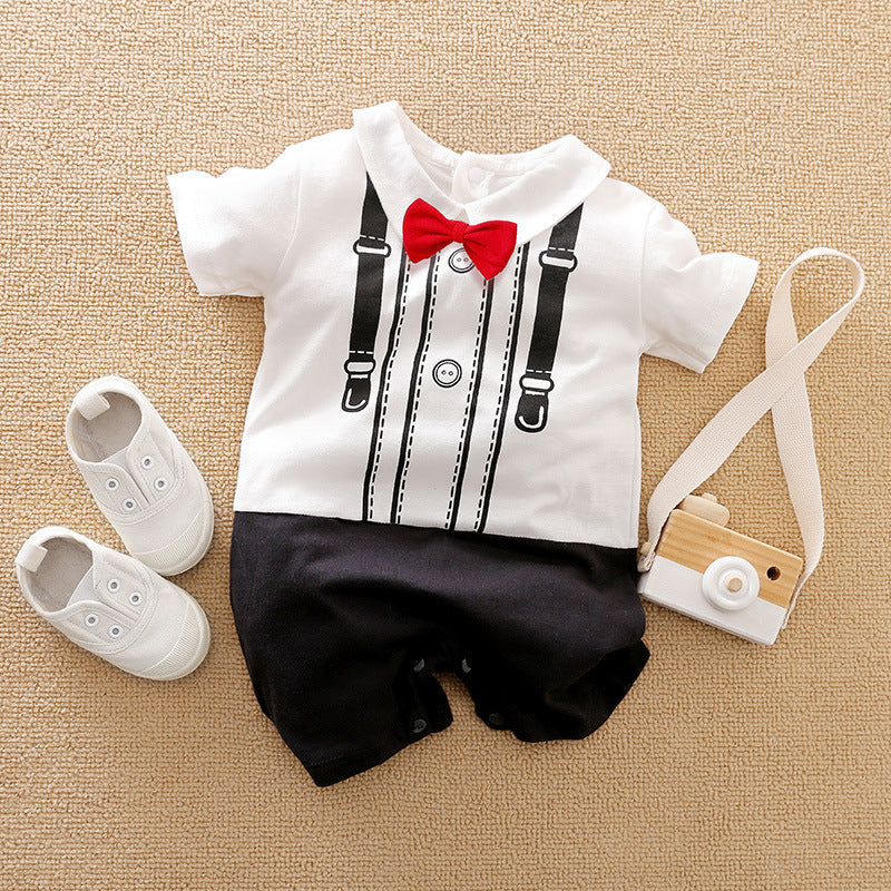 Jumpsuit Summer Full Moon Year Dress Born Hundred Days Romper Jumpsuit, Climbing Suit