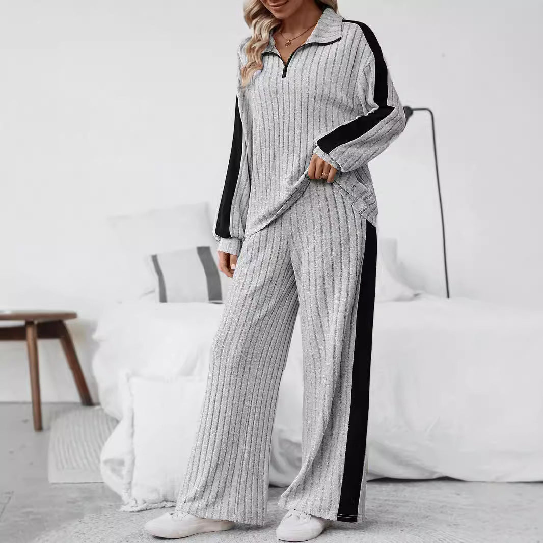 Women's European Goods Large Autumn Design Two-piece Fashion Casual Suit