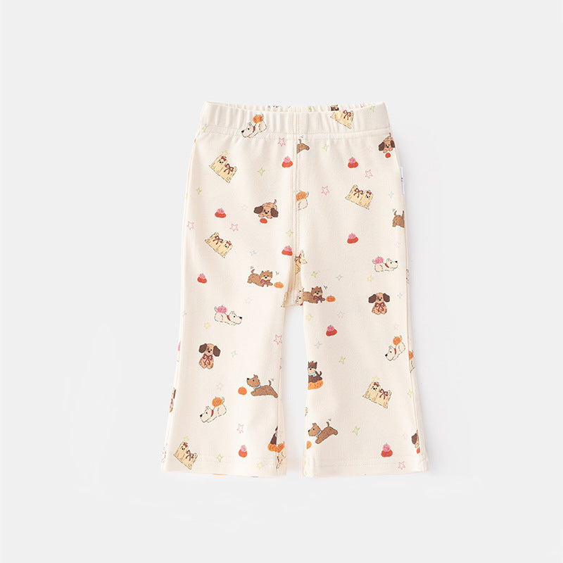 Children's Thin Summer Casual Leggings Bell-bottom Cropped Children's Pants