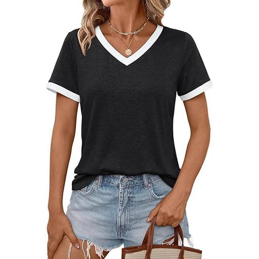 Women's Pullover Casual Summer Sleeve Loose Wear Tops
