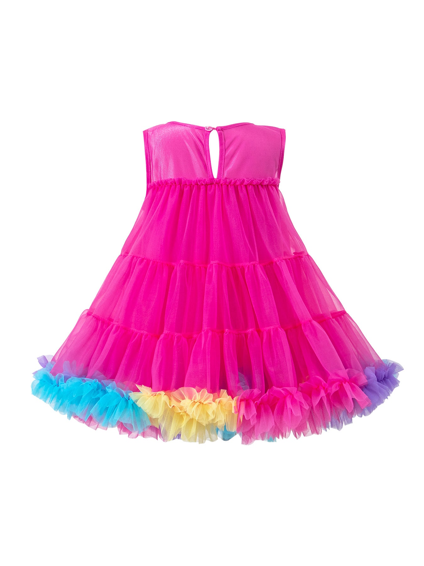Children's Princess Party Costume Sleeveless Tulle Tutu Clothing Children's Dress