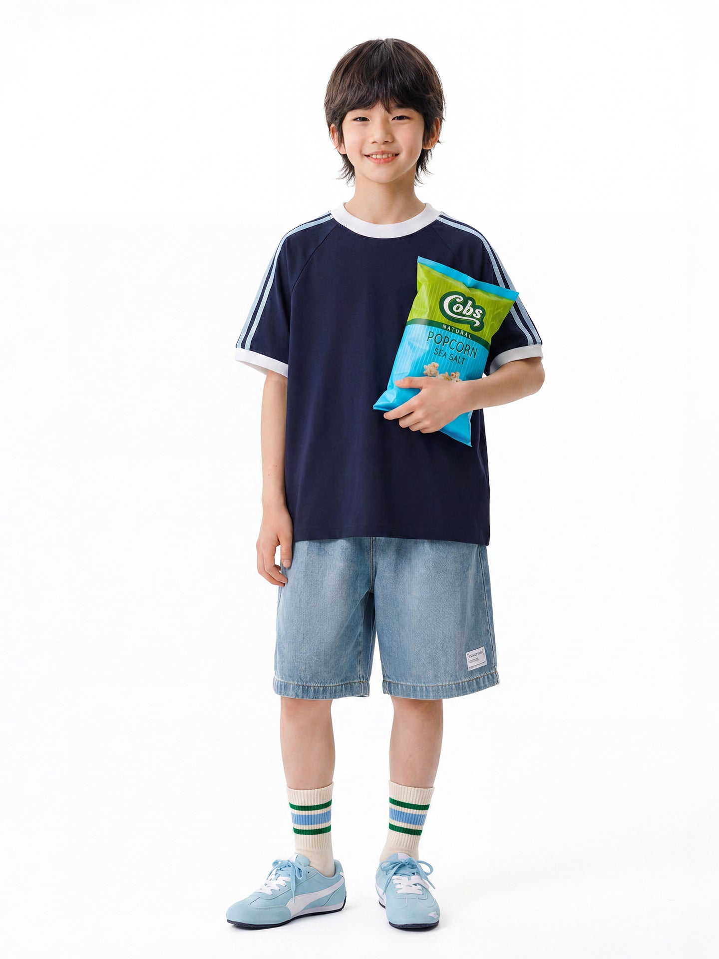 Children's Clothing Summer American Retro Boys Cotton Short-sleeved Clothes Children's T-shirt