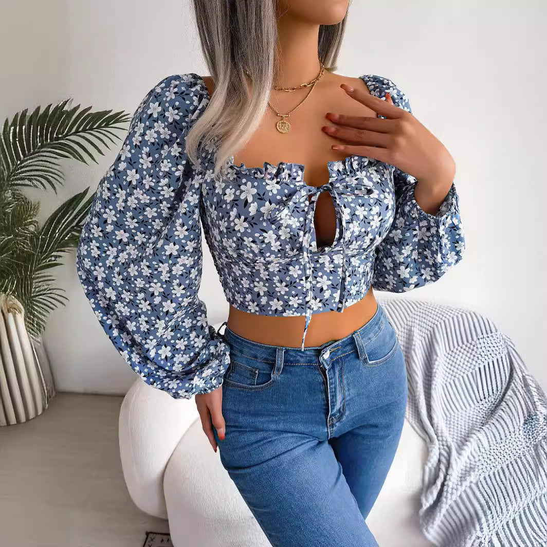Attractive Women's Sexy Stringy Seedge Floral Clothing