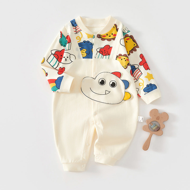 Jumpsuit Pure Cotton Born Clothes Cute Rompers Jumpsuit, Climbing Suit