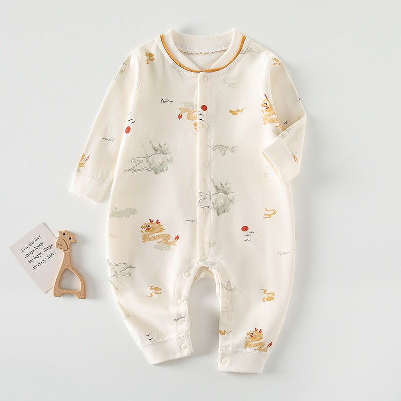 Children's Jumpsuit Seamless Cotton Class Born Clothes Jumpsuit, Climbing Suit