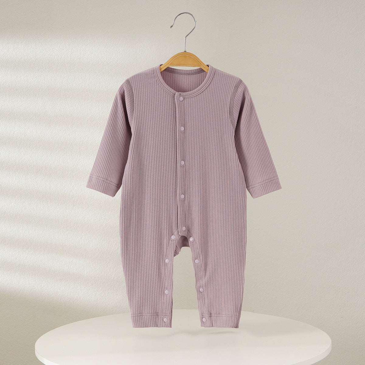 Sleeve Pair Of Buckles Jumpsuit Clothes For Babies Male Female Jumpsuit, Climbing Suit
