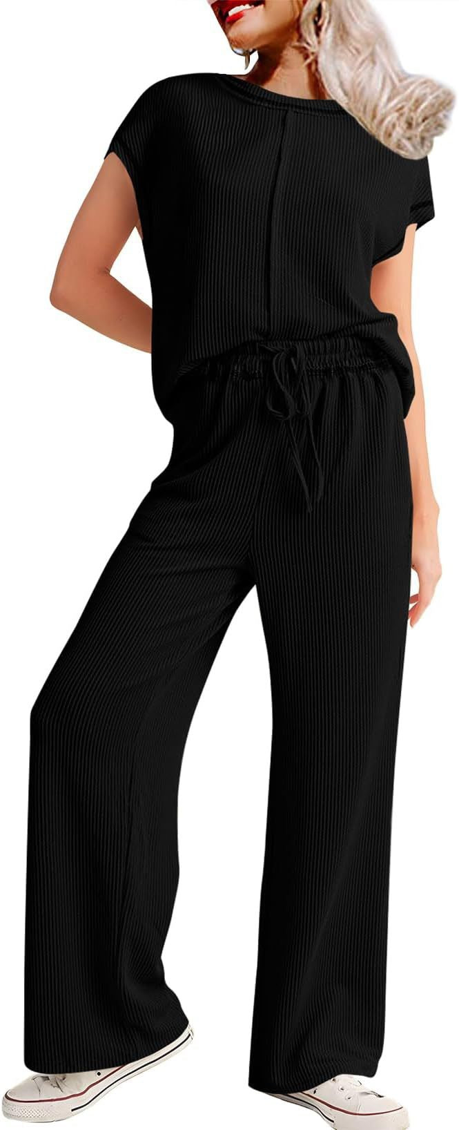 Women's Three-quarter Sleeve Rope Solid Color Commute Suits