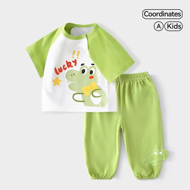 Children's Trousers Summer Thin Clothes Half Clothing Children's Suit
