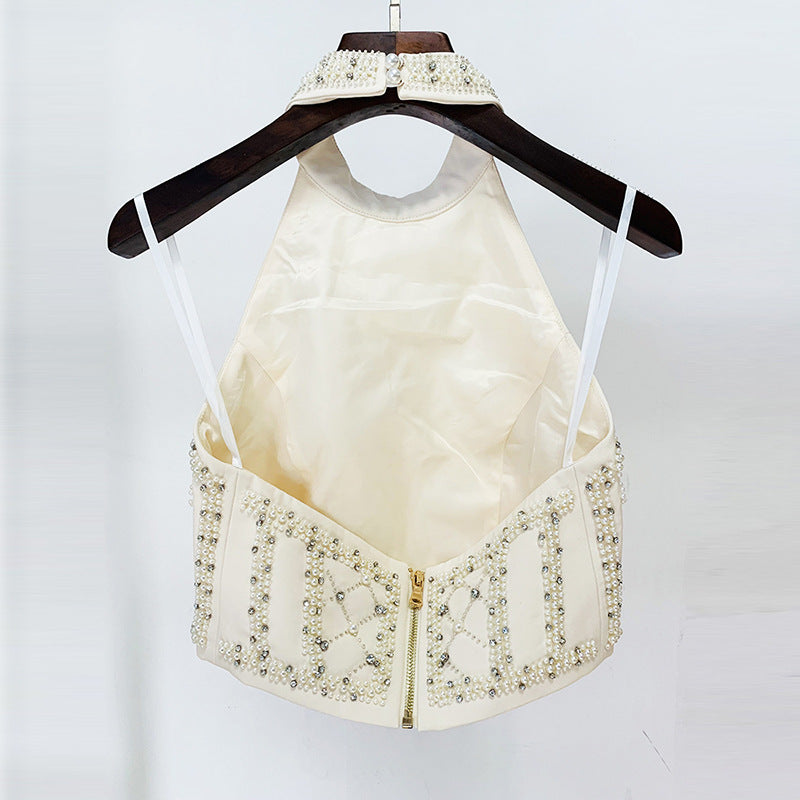 Cool Creative Bead Diamond Metal Sheet Fashion Casual Suit