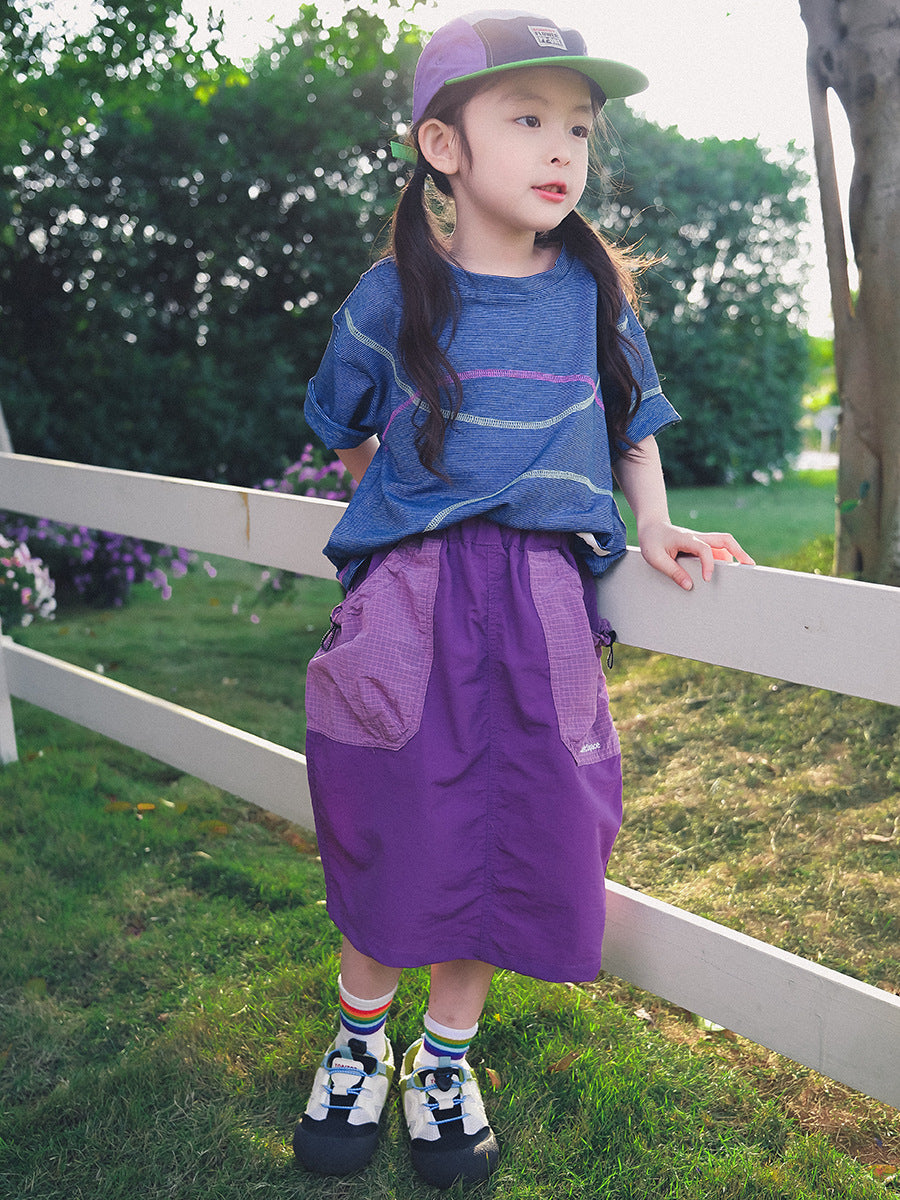 Children's Clothing Short-sleeved Summer Outdoor Sports Round Neck Short Sleeve Children's T-shirt