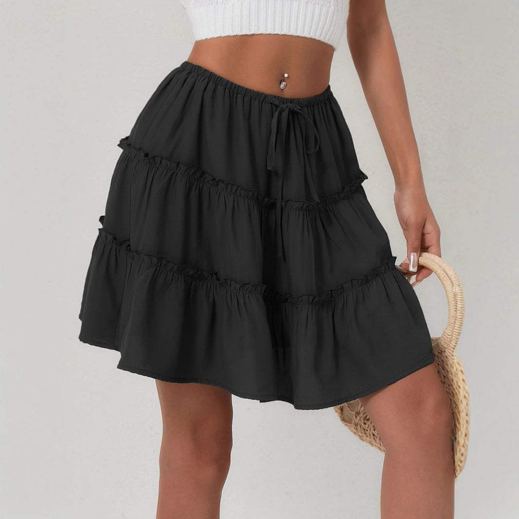Women's Adjustable Lined High Waist For Skirt