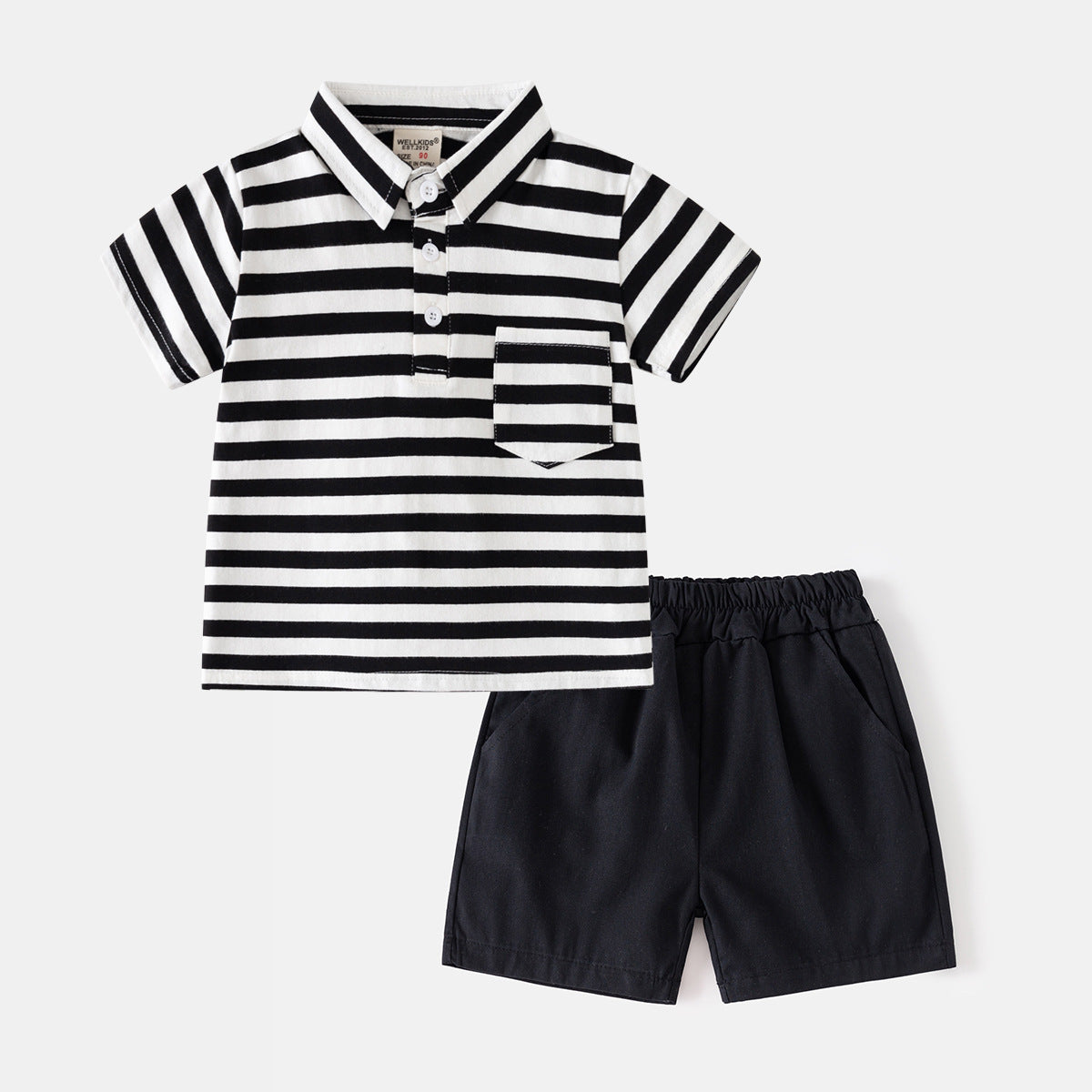 Children's Summer Short Sleeve Shorts Two-piece Clothing Children's Suit
