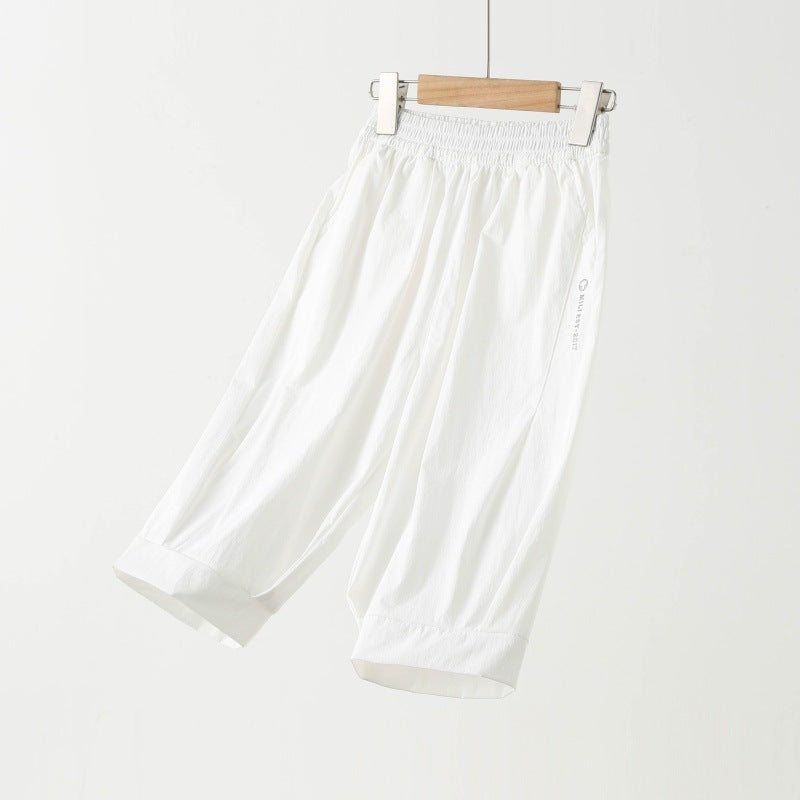 Children's Shorts Teens Casual Thin Cropped Summer Cool Children's Pants