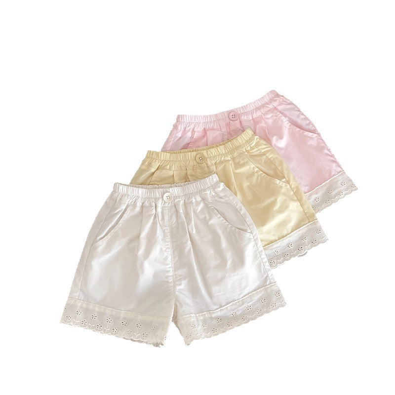 Innovative Slouchy Children's Shorts Summer Lace Children's Pants