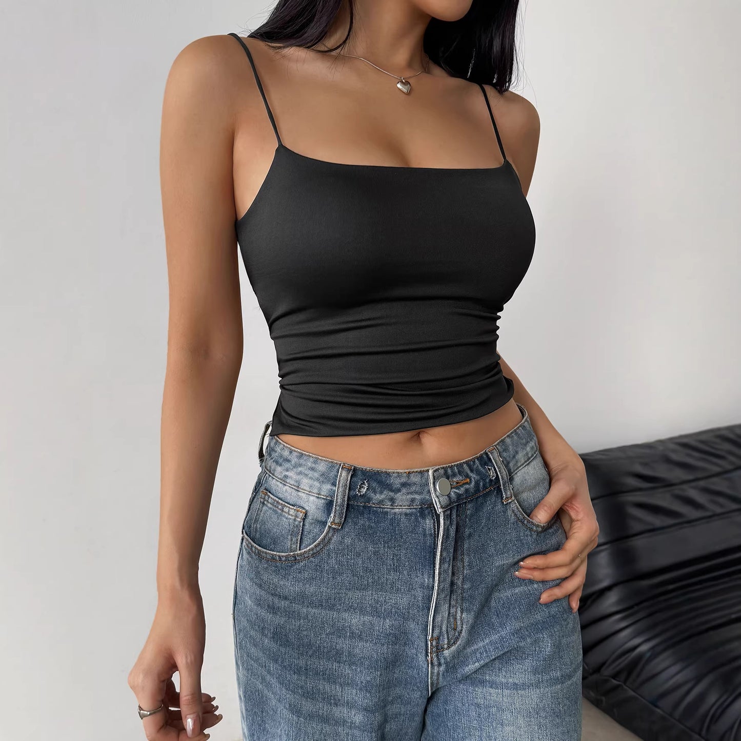 Women's Summer Sexy Suspenders Tube Bottoming Hot Vests