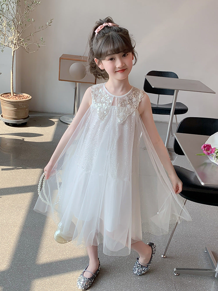 Children's Summer Gauze Western Style Super Nice Children's Dress