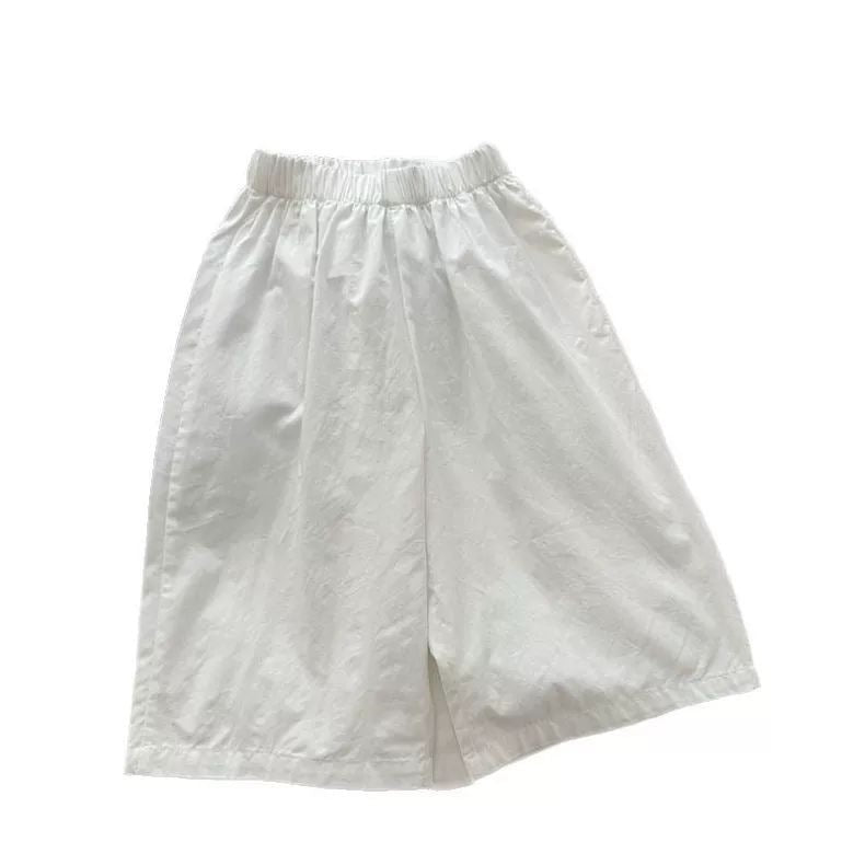Children's Korean Style Simplicity Solid Color Western Children's Pants
