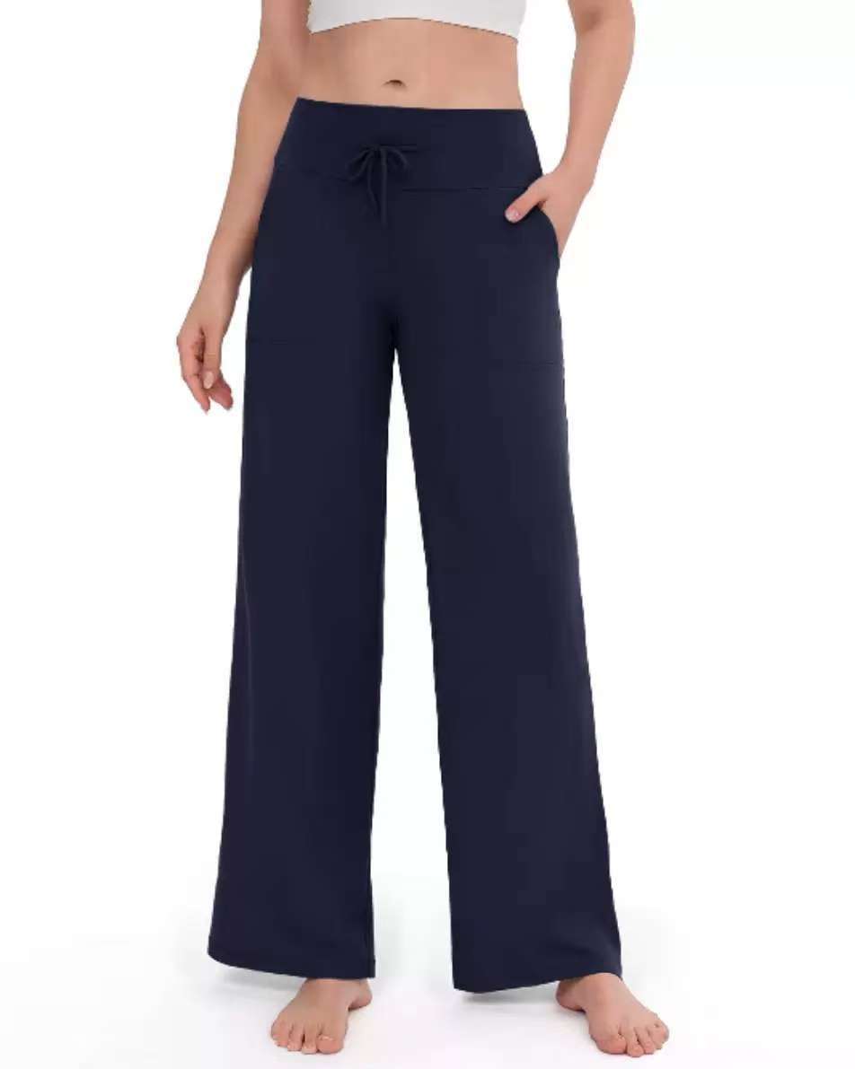 Women's Temperament Wild High Waist Loose Leisure Sports Casual Pants