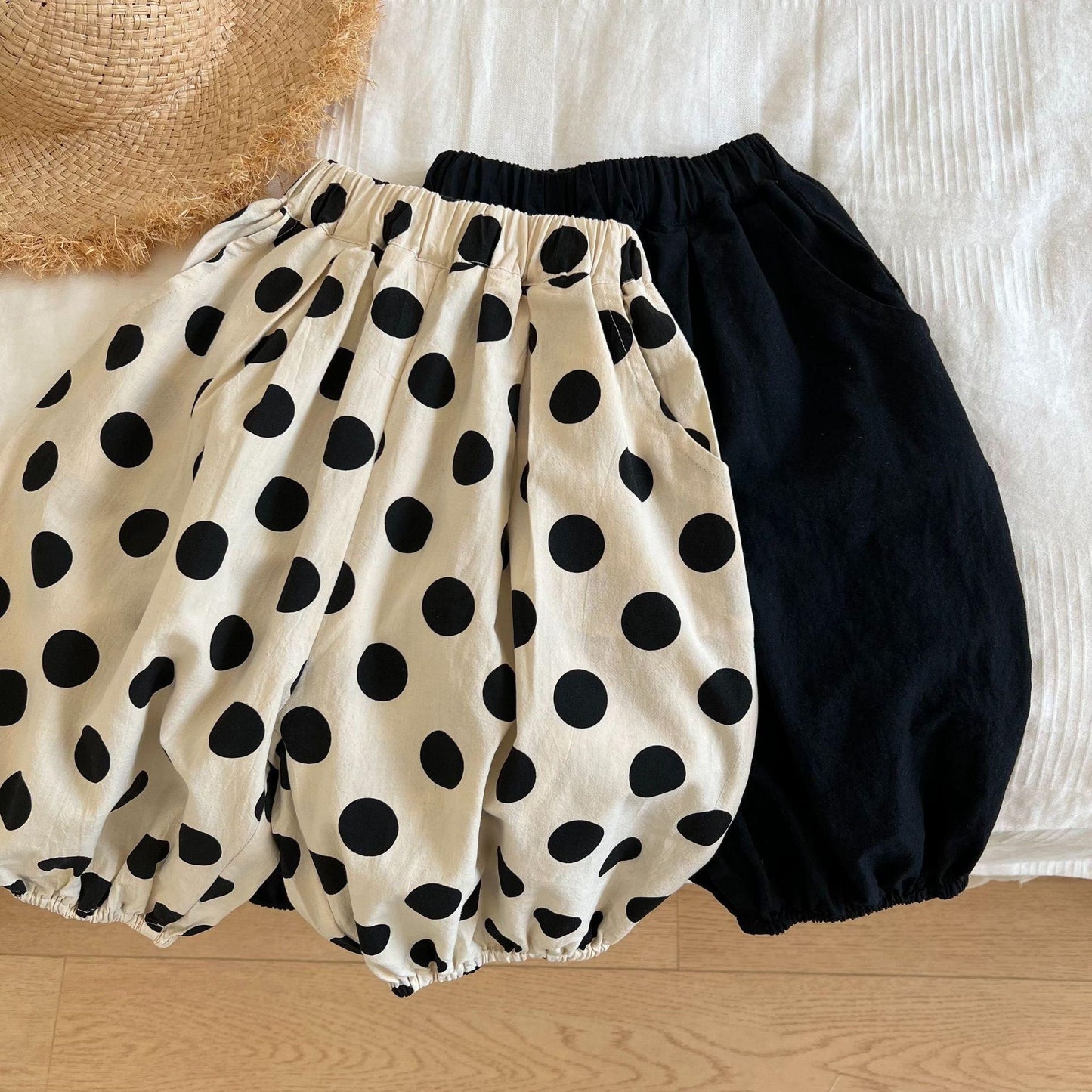 Children's Clothing Trousers Summer Boys Korean Style Polka Dot Loose Bloomers Children's Pants