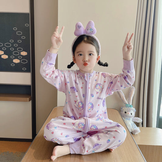 Infant Seamless Long-sleeved Sleeping Bag Jumpsuit Blanket Jumpsuit, Climbing Suit