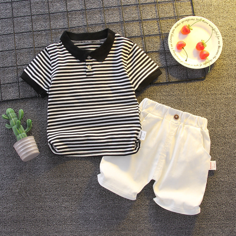 Children's Summer Clothing Handsome Clothes Short Sleeve Children's Suit