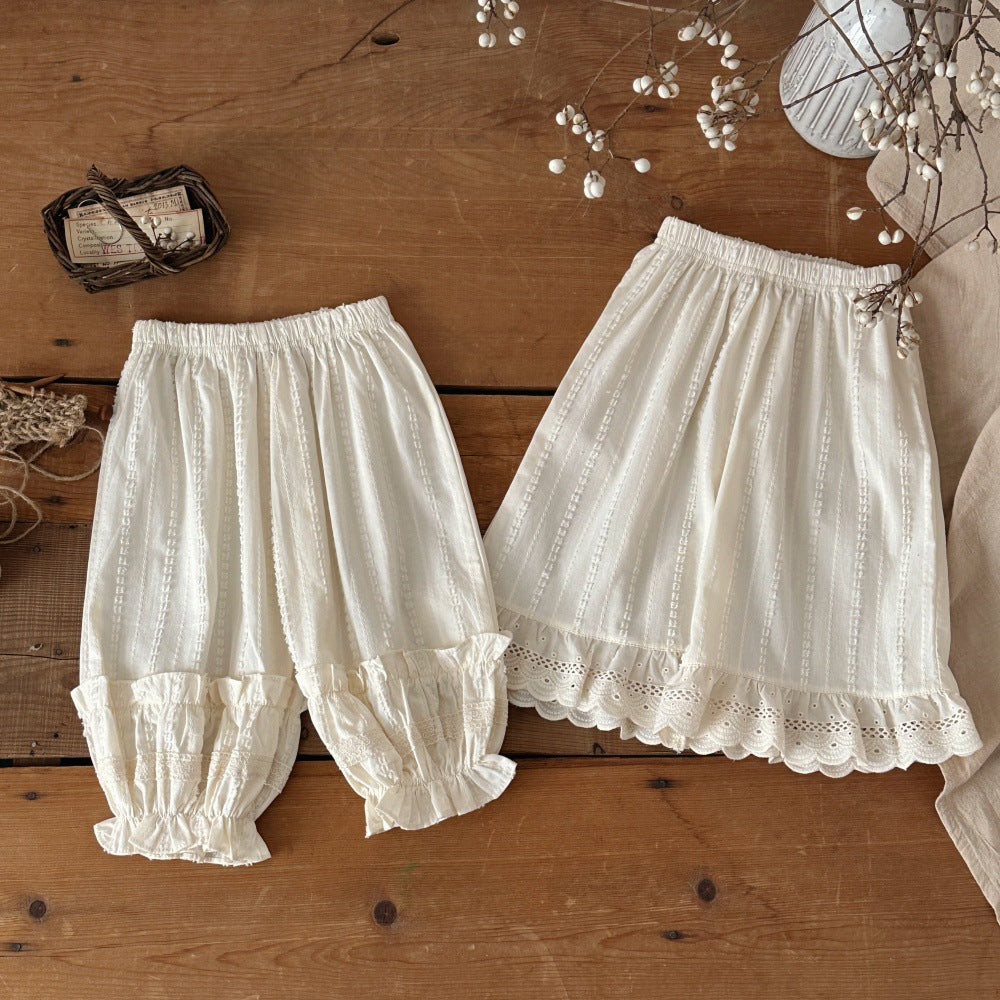 Breathable Out Bloomers Lace Korean Anti Children's Pants