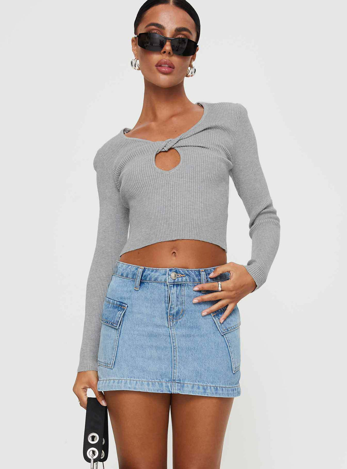 Women's Summer Washed Elegant Denim Mini For Skirts