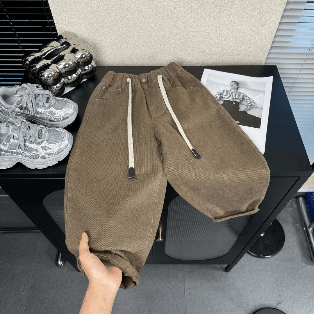 Children's Fashionable Trendy Loose Clothes Korean Style Children's Pants