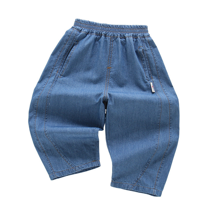 High Quality Loose Soft Jeans Banana Fashionable Children's Pants
