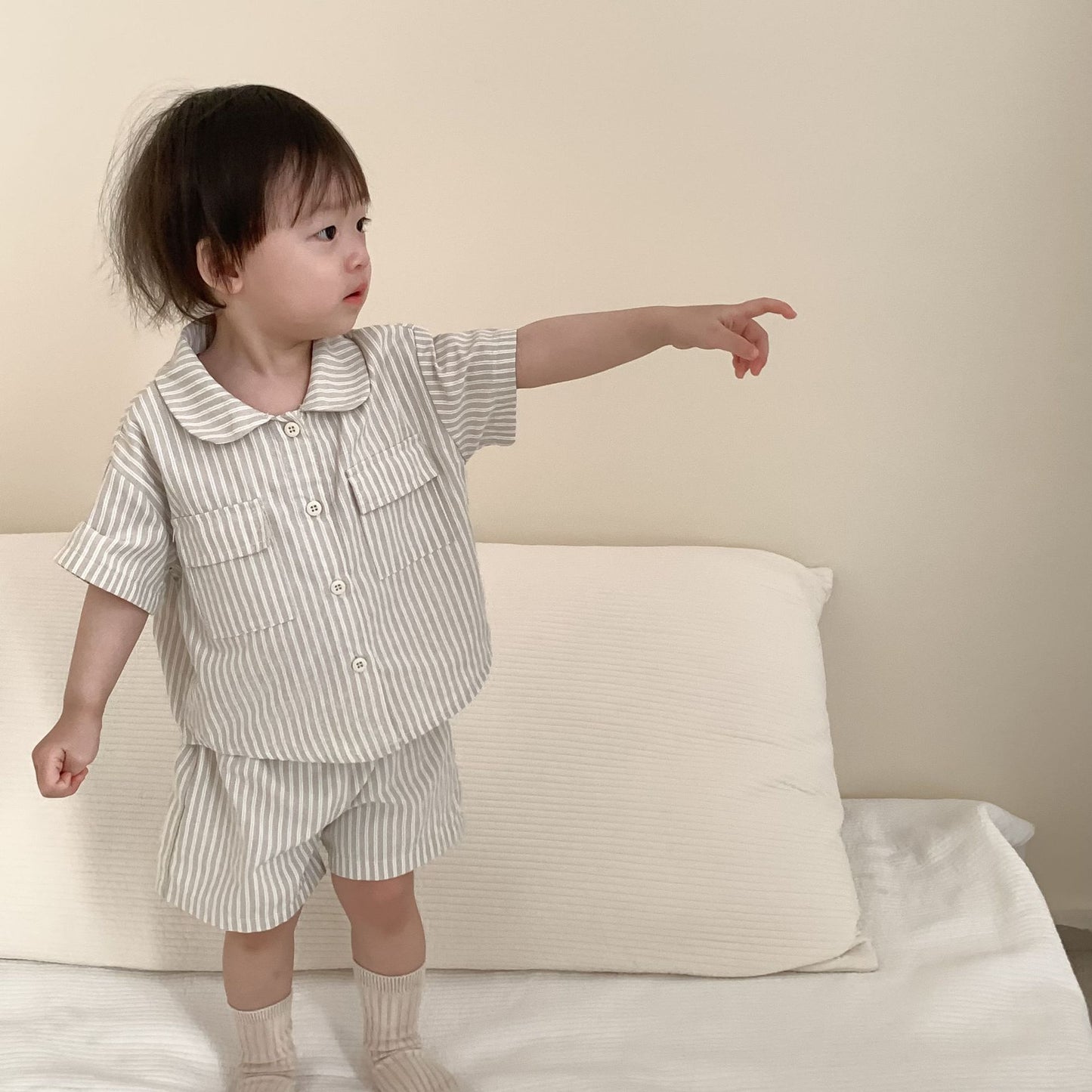 Children's Thin Korean Style Clothing Clothes For Children's Suit
