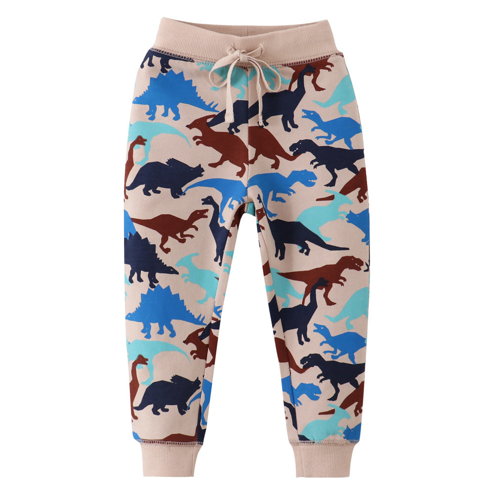 Attractive Children's Crawler Cotton Terry Trousers Children's Pants