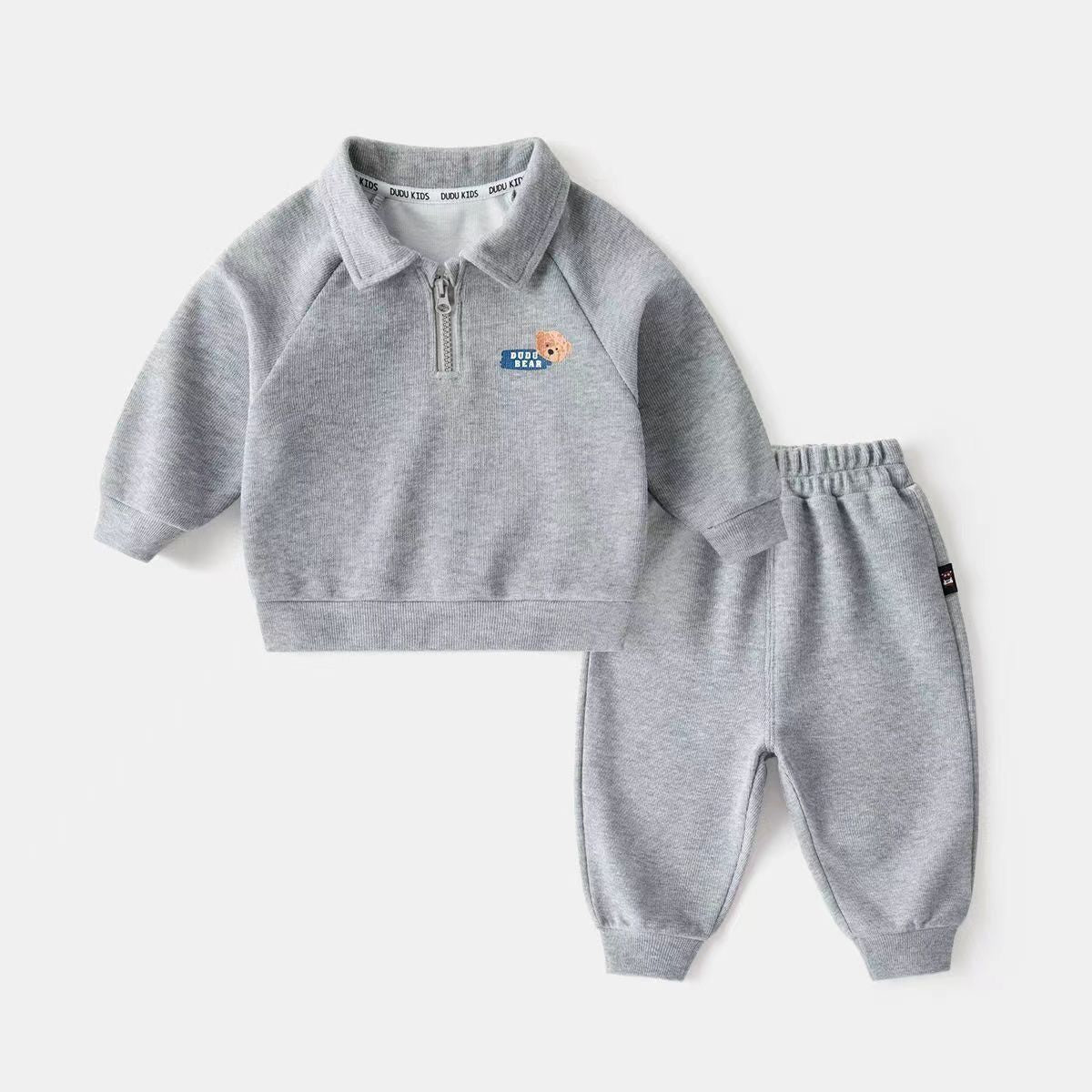 Children's Boy Sports Two Pieces Small Clothing Sweater Children's Suit