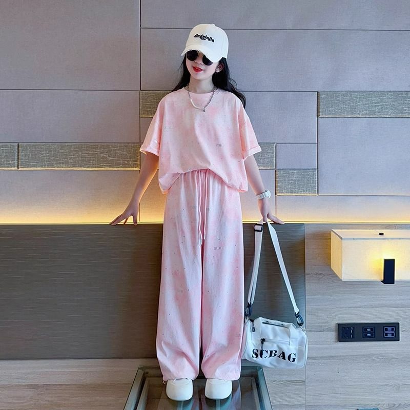 Children's Summer Casual Sportswear Western Style Fashion Clothing Korean Children's Suit