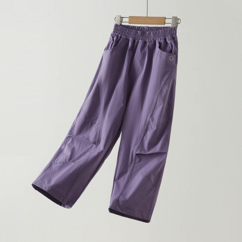 Children's Summer Cool Feeling Sport Thin Clothing Children's Pants
