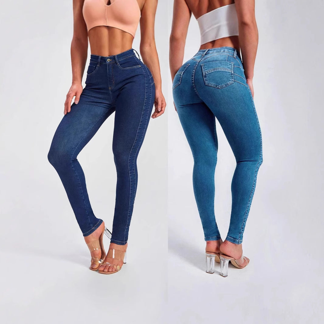 Women's Sheath Skinny Stretch High Waist For Jeans