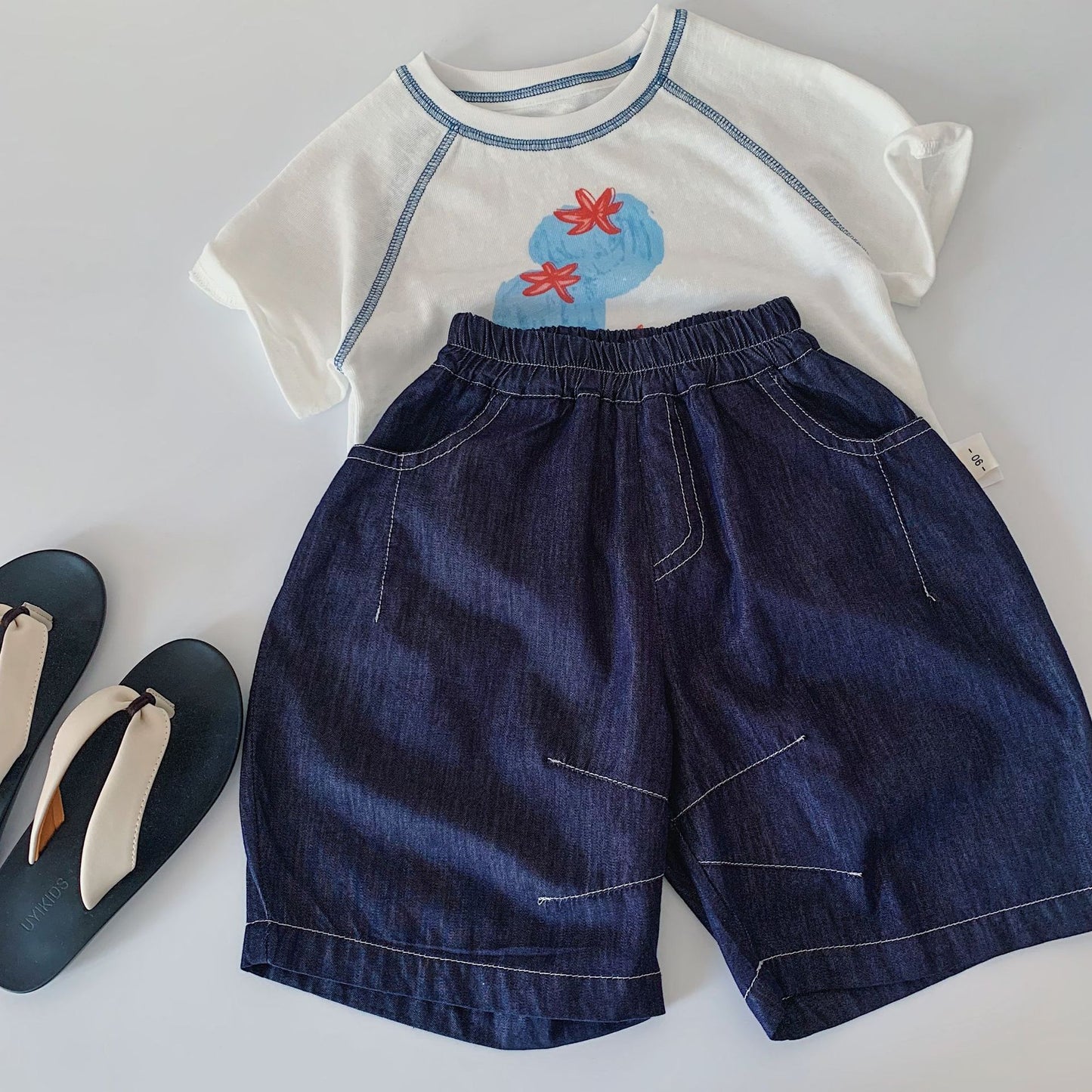 Children's Shorts Summer Loose Jeans Crawler Children's Pants