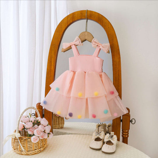 Children's Princess Summer Clothing Fashionable Suspenders Pettiskirt Children's Dress