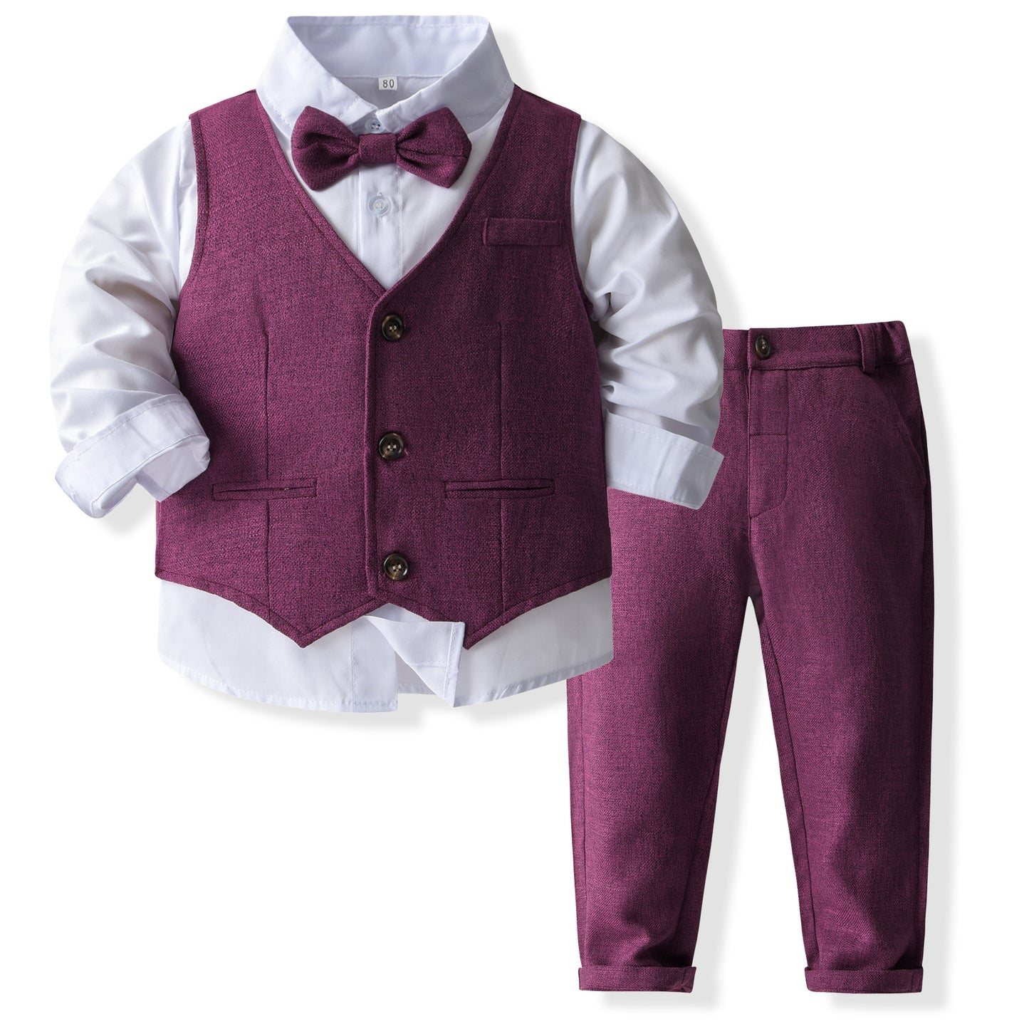 Children's Boy's Clothing Shirt Vest Pants Clothes Children's Suit