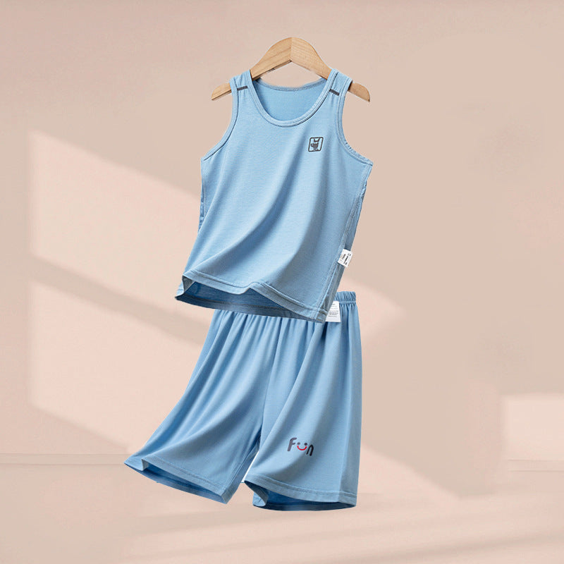 Children's Suit Medium Large Casual Air Conditioning Children's Pants