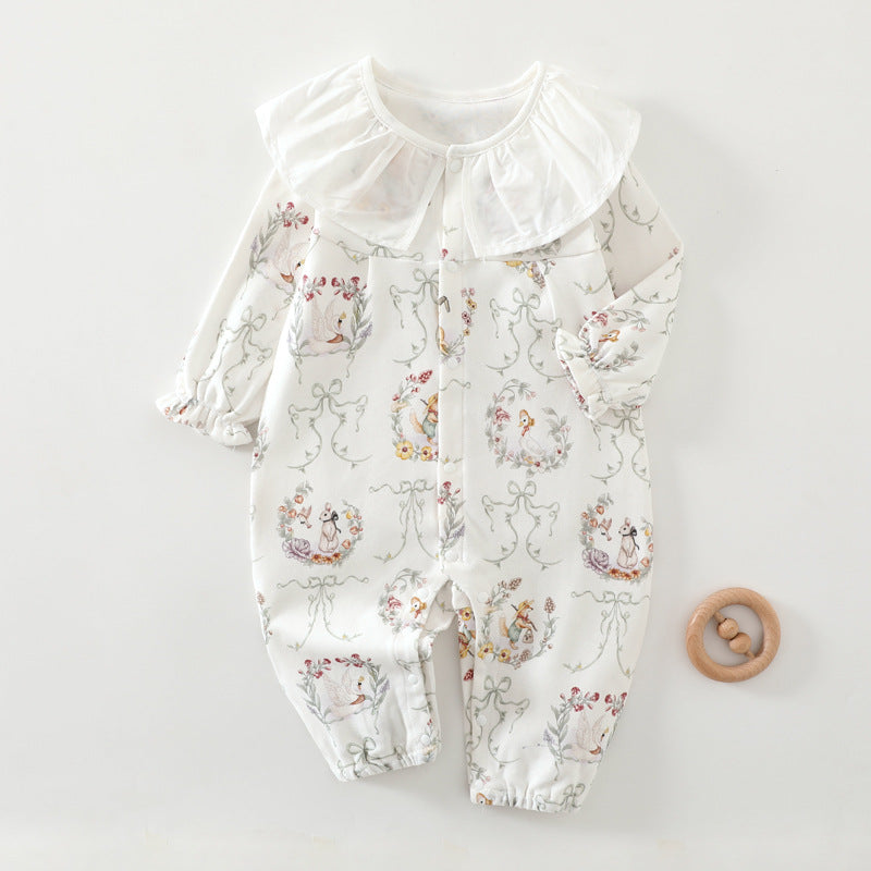 Children's Jumpsuit Seamless Cotton Class Born Clothes Jumpsuit, Climbing Suit