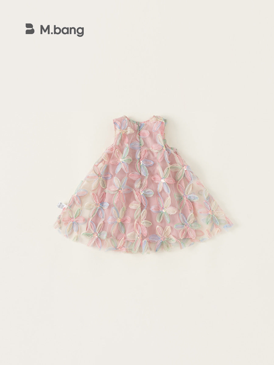 Summer Clothing Princess Skirt Bow Sleeveless Pettiskirt Children's Dress